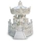 Picture of HOBBY HORSE MUSICAL CAROUSEL in White & Silver