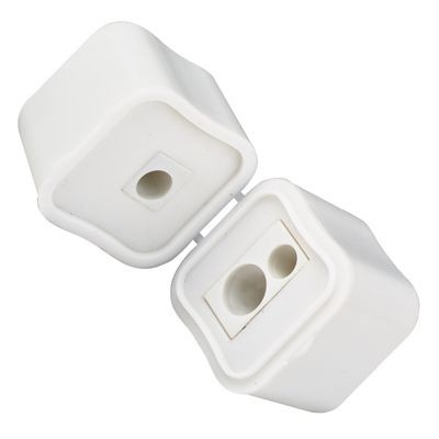 Picture of PENCIL SHARPENER in White Plastic.