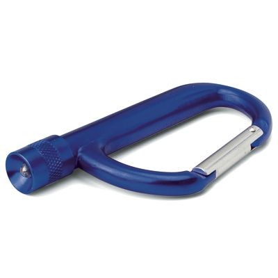 Picture of CARABINER LED TORCH in Blue.