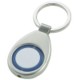 Picture of ANTHONY METAL KEYRING in Silver & Blue