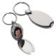 Picture of SATIN SILVER METAL KEYRING with Photo Frame & Mirror