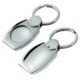 Picture of METAL KEYRING in Satin & Shiny Silver