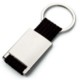 Picture of MATT SILVER METAL KEYRING with Cloth Strap in Black Other Colours Available
