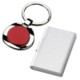 Picture of CHROMED METAL KEYRING with Red Centre