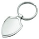 Picture of PENNANT SHIELD SHAPE METAL KEYRING in Silver