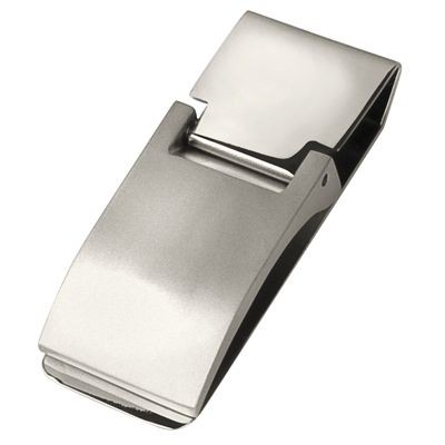 Picture of MATT SILVER METAL MONEY HOLDER CLIP.