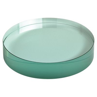 Picture of ROUND PAPERWEIGHT in Green Glass