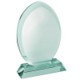Picture of GREEN GLASS TEAR DROP TROPHY AWARD