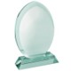 Picture of GREEN GLASS TEAR DROP TROPHY AWARD