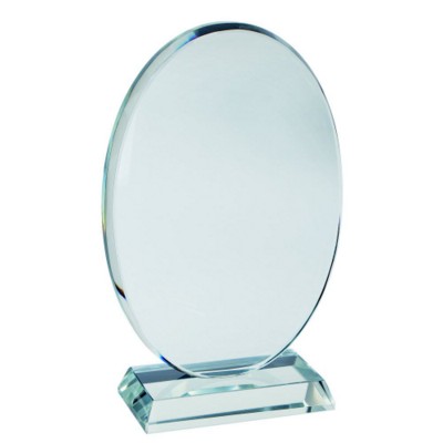 Picture of OVAL SHAPE GLASS TROPHY AWARD