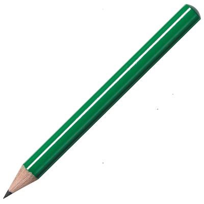 WOOD PENCIL in Green.