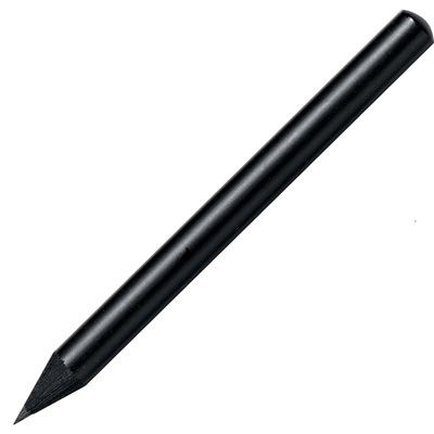 BLACK WOOD PENCIL in Black.