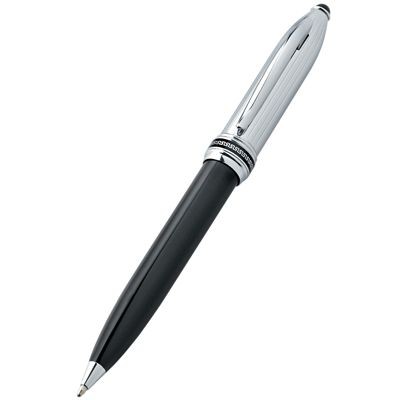 Picture of METAL BALL PEN in Silver Chrome & Black