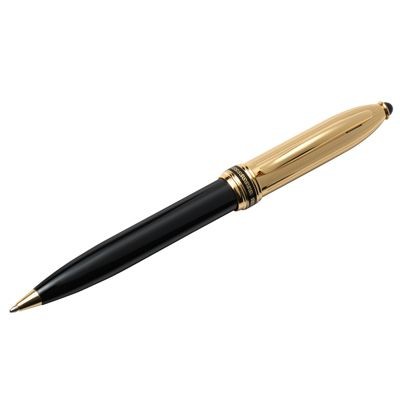 Picture of METAL BALL PEN in Gold & Black.