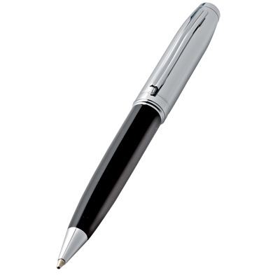 Picture of METAL BALL PEN in Silver Chrome & Black