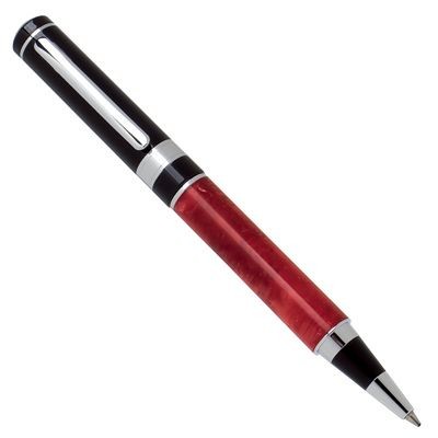 Picture of METAL BALL PEN in Red Marble Design