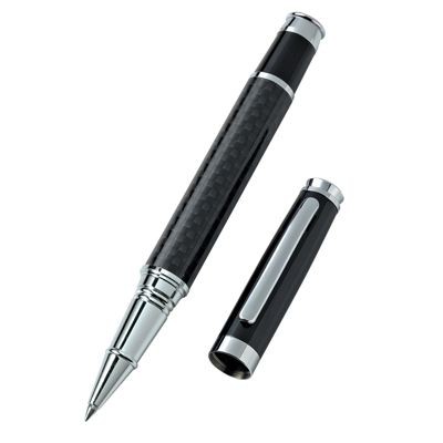 Picture of METAL ROLLERBALL PEN in Carbon Finish