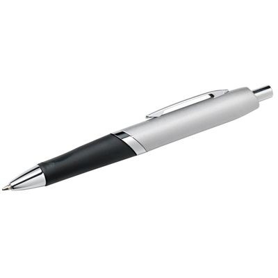 Picture of SILVER METAL BALL PEN with Black Grip