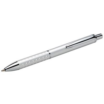 Picture of ALUMINIUM SILVER METAL BALL PEN in Grey.