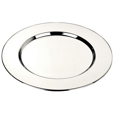 Picture of SMOOTH SILVER CHROME METAL COASTER SET.