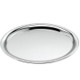 Picture of OVAL SILVER CHROME METAL SERVING TRAY