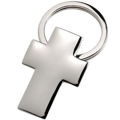 Picture of CROSS SILVER CHROME METAL KEYRING