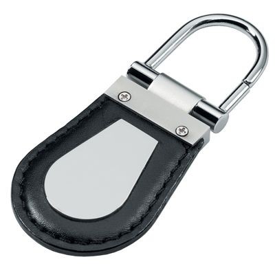 Picture of PU & SILVER METAL KEYRING