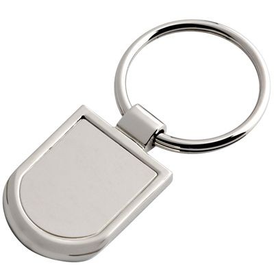 Picture of SILVER METAL KEYRING.