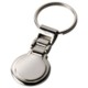 Picture of ROUND SHINY SILVER METAL KEYRING