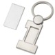 Picture of NUMBER ONE SHINY SILVER METAL KEYRING with Detachable Plate