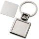 Picture of SQUARE SILVER CHROME METAL KEYRING with Detachable Plate