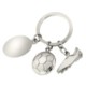 Picture of SILVER METAL FOOTBALL KEYRING