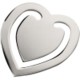 Picture of HEART SILVER CHROME METAL BOOKMARK