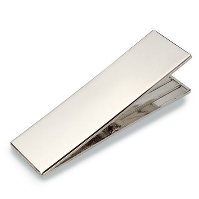 Picture of PEG PAPERWEIGHT MEMO CLIP HOLDER in Silver Metal