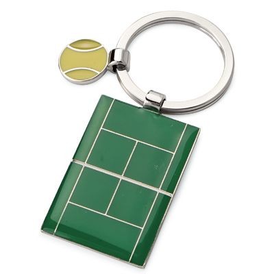 Picture of TENNIS COURT & TENNIS BALL METAL KEYRING