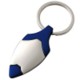 Picture of SILVER CHROME METAL & BLUE KEYRING
