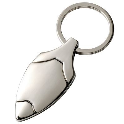 Picture of SILVER CHROME METAL KEYRING