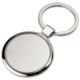Picture of LARGE ROUND SILVER CHROME METAL KEYRING