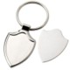 Picture of SHIELD SILVER CHROME METAL KEYRING with Detachable Plate