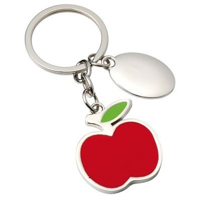 Picture of RED APPLE METAL KEYRING