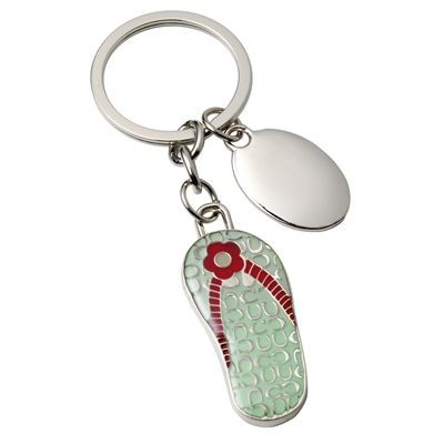 Picture of SMALL SLIPPER METAL KEYRING.
