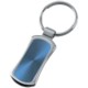 Picture of SILVER METAL KEYRING with Blue Inset Plate
