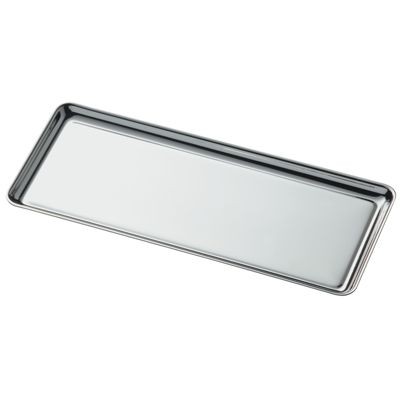 Picture of RECTANGULAR SILVER CHROME METAL PEN HOLDER TRAY