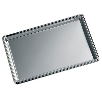 Picture of RECTANGULAR SILVER CHROME METAL TRAY