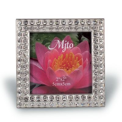 Picture of METAL PHOTO FRAME with Crystals.