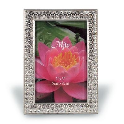 Picture of METAL PHOTO FRAME with Crystals.