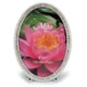 Picture of METAL OVAL PHOTO FRAME with Crystals