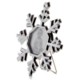 Picture of MINI SNOWFLAKE PHOTO FRAME in Silver Metal