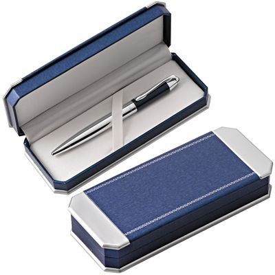 Picture of PEN PRESENTATION BOX in Blue & Silver