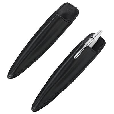 Picture of PEN PRESENTATION SLEEVE in Black Faux Leather.